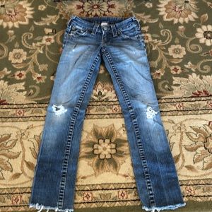 True religion distressed jeans